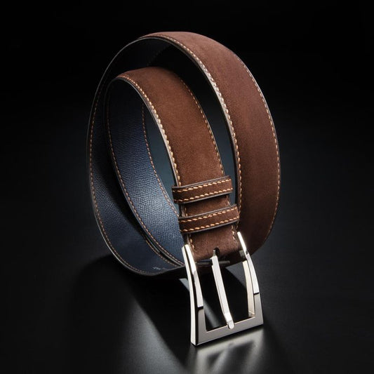 Black Japanese buffalo belt 3